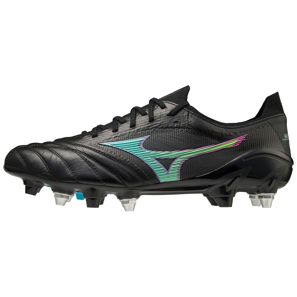 Mizuno Morelia Neo Iii Beta Japan Mix Férfi Focicipő Fekete/Kék Türkiz OEZ817265